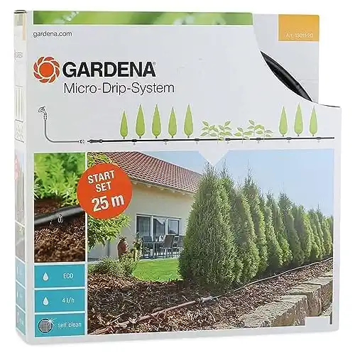Gardena 13011 Micro Drip for Plant Rows,Black