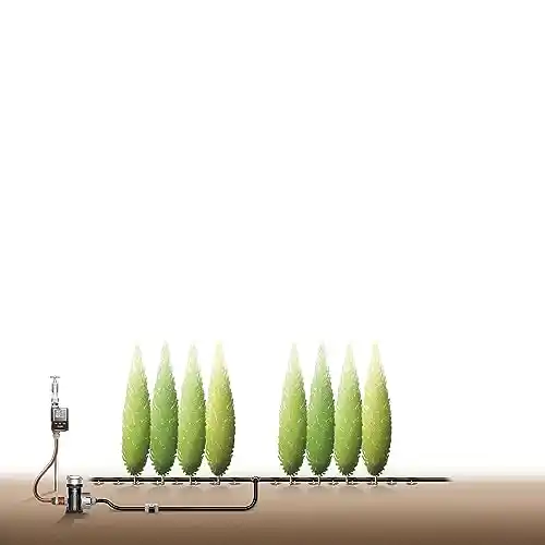 Gardena 13011 Micro Drip for Plant Rows,Black
