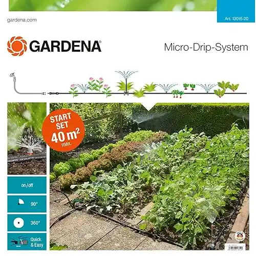 Gardena 13015 Micro Drip Kit for Flower Beds,50x58.5x11 cm