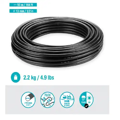 GARDENA 1346-U 1/12-Inch By 49-Feet Main Pipe for Micro Drip System