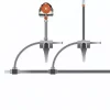 Gardena 1396-U Micro Drip Spray Nozzle - Micro Drip System 2pcs, 3x3x1 " inch, Orange/Grey