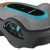 GARDENA 15108-41 SILENO Life - Automatic Robotic Lawn Mower, with Bluetooth app and Boundary Wire, The quietest in its Class, for lawns up to 16,200 Sq Ft, Made in Europe, Grey
