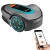 GARDENA 15201-41 SILENO Minimo - Automatic Robotic Lawn Mower, with Bluetooth app and Boundary Wire, one of The quietest in its Class, for lawns up to 2700 Sq Ft, Made in Europe, Grey