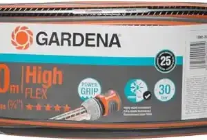 Gardena 18085 3/4'' x 165ft HighFlex Hose, Grey and Orange