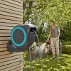 Gardena 18600 50 Foot Wall Mounted Retractable Hose Reel, 50 ft, Standard, Turquoise