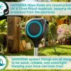 Gardena 18614-20 66 Foot Auto Retractable Hose Reel on Metal Spike, Feet, Standard, Turquoise