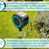 Gardena 18614-20 66 Foot Auto Retractable Hose Reel on Metal Spike, Feet, Standard, Turquoise