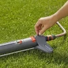 GARDENA 18712-80 Aquazoom 2700 Sq Ft Frost Proof, Fully Adjustable Oscillating Sprinkler, for Flexible, Leak Proof and Precise Watering, Compatible with Any Hose Brand, Made in Germany