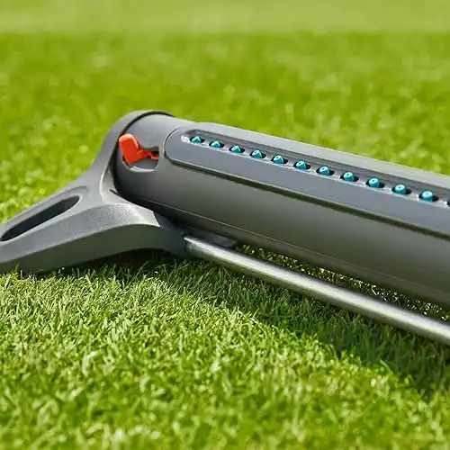 Gardena 18714-80 AquaZoom Fully Adjustable Oscillating Sprinkler, for Flexible, Leak Proof and Precise Watering, Made in Germany, 5 Year Warranty