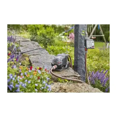 GARDENA 1892 Full Control Water Timer, includes Hose Connector, Automatic and Water-Saving Watering