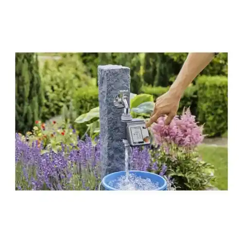 GARDENA 1892 Full Control Water Timer, includes Hose Connector, Automatic and Water-Saving Watering