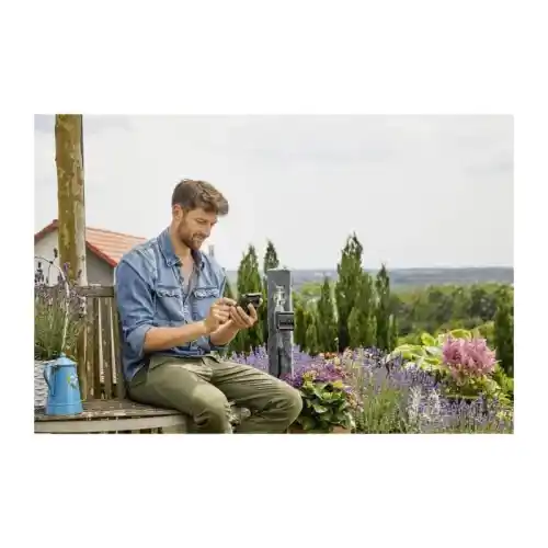 GARDENA 1892 Full Control Water Timer, includes Hose Connector, Automatic and Water-Saving Watering