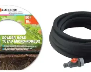 Gardena 1969-U 50-Foot Recycled Rubber Soaker Hose