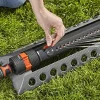 Gardena 1975-U AquaZoom Fully Adjustable oscillating Sprinkler, for Flexible, Leak Proof and Precise Watering, Compatible with Any Hose Brand, Made in Germany, 1975: 3900 SQ. FT, Grey