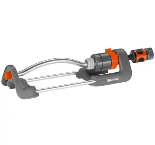 Gardena 1980 Polo 2, 400 sq.'. Oscillating Sprinkler with Adjustable Garden Spray Range