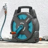Gardena 2662-80 Classic Garden Hose Reel Set, Includes 54-Foot 3/8-Inch Hose, Adapters, and Adjustable Nozzle, Made in Germany