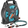 Gardena 2662-80 Classic Garden Hose Reel Set, Includes 54-Foot 3/8-Inch Hose, Adapters, and Adjustable Nozzle, Made in Germany