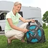 Gardena 2662-80 Classic Garden Hose Reel Set, Includes 54-Foot 3/8-Inch Hose, Adapters, and Adjustable Nozzle, Made in Germany
