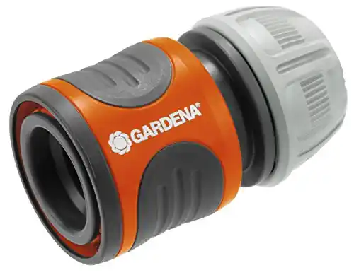 Gardena 32915 1/2" Tap End Hose Repair Connector, for repairing hoses and adapting to The Original System, Made in Germany