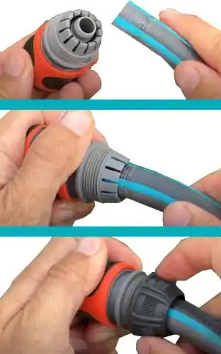 Gardena 32915 1/2" Tap End Hose Repair Connector, for repairing hoses and adapting to The Original System, Made in Germany