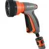 GARDENA 33121 7 in 1 Spray Nozzle Front Trigger, Water Stop