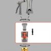 GARDENA 36004 5 Piece Quick Connector Starter Set, For any 5/8 Inch or 1/2 Inch Garden Hose, Sprinkler or Spray Nozzle, Made In Germany