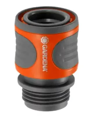 Gardena 36917 Hose Connector, Orange and Grey
