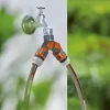 Gardena 36938 Garden Hose Y-Valve With Flow Control Valves, Connect 2 Hoses to 1 Tap, Made in Germany
