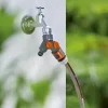 Gardena 36938 Garden Hose Y-Valve With Flow Control Valves, Connect 2 Hoses to 1 Tap, Made in Germany