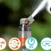 Gardena 38144 Silent Turbo Drive on Spike Sprinkler, Orange/Grey