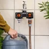 Gardena 38193 Two-Way Garden Hose Splitter with Flow Control Valves, Connect 2 Hoses to 1 Tap, Made in Germany