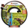 Gardena 39001 100 Foot 5/8 Inch Heavy-Duty Quick Connect Hose, Heavy-Duty 5-Ply Design, Includes Quick Connectors and Adadpters, Kink-Resistant