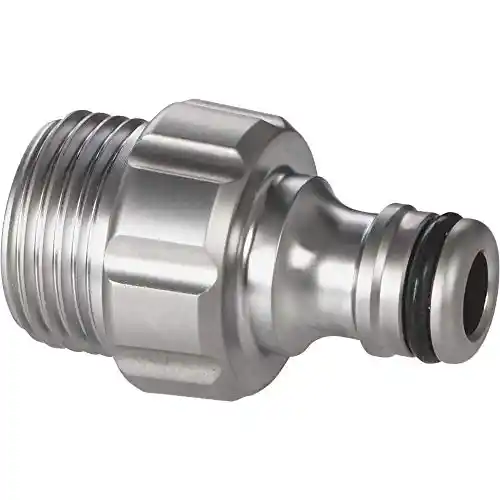 Gardena 39022-G Premium Metal Watering Accessory Adapter, For Adapting Watering Accessories to the Original Gardena System