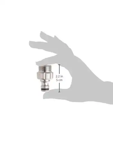 Gardena 39022-G Premium Metal Watering Accessory Adapter, For Adapting Watering Accessories to the Original Gardena System