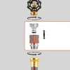 Gardena 39042-M 4 Piece Premium Metal Quick Connector Starter Set, Silver,Orange, Grey, Black