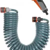 Gardena 4647-U 33-Foot Spiral Coil Garden Hose and Nozzle Set