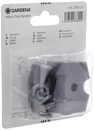 GARDENA 8380-U 1/2-Inch Pipe Clips for Micro Drip System