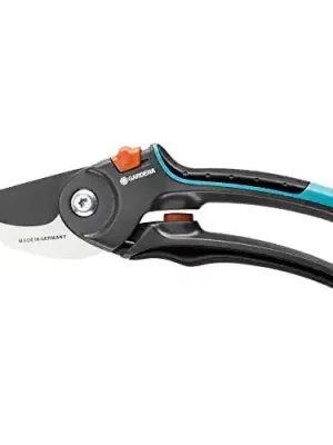GARDENA 8904, Two step adjustable Bypass Pruners with safety lock, For pruning and cutting flowers or branches, Made In Germany