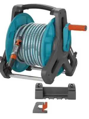 GARDENA CANADA 8009 Wall Mount Hose Reel with Hose