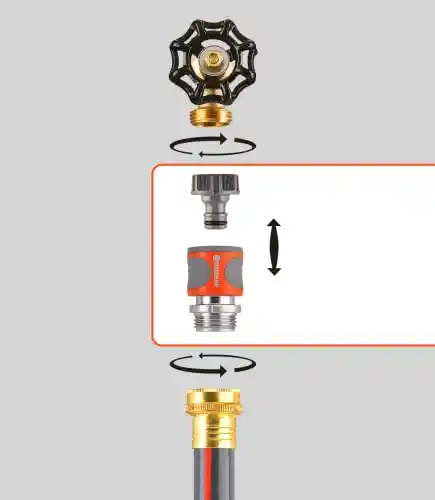 GARDENA Hose Connector Set-Female Premium Metal