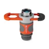 GARDENA Hose Connector Set for Indoor Taps, Grey/Orange