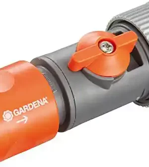 GARDENA Hose Repair Connector + Control Valve for (1/2'') Hose at Accessory End