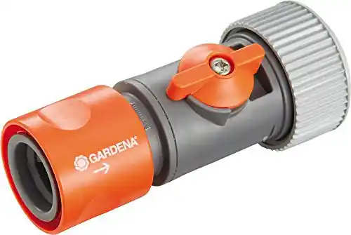 GARDENA Hose Repair Connector + Control Valve for (1/2'') Hose at Accessory End