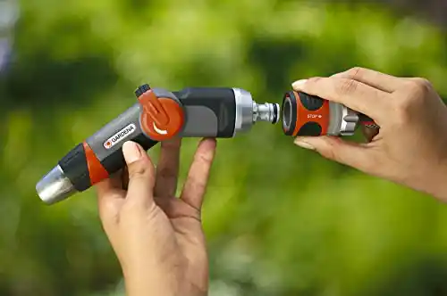 GARDENA Metal Alloy Hose Connector with Water Stop