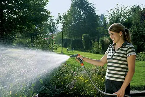 GARDENA N9115-FP-U Frost Proof Nozzle (Variable Spray Patterns), Water Stop