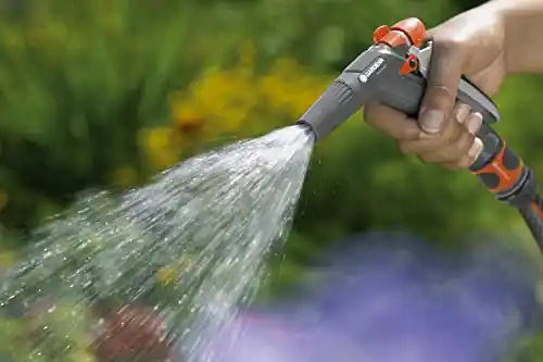 GARDENA N9117-FP Frost Proof Nozzle (Variable Spray Patterns), Adjustable Flow Regulator + Water Stop