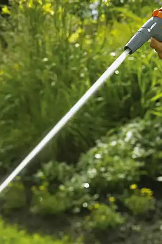 GARDENA N9117-FP Frost Proof Nozzle (Variable Spray Patterns), Adjustable Flow Regulator + Water Stop