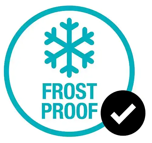 GARDENA N9121-FP-U Frost Proof Nozzle + Four Spray Pattern, Water Stop