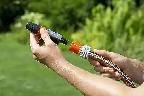 Gardena Profi System (Maxi Flow) - Hose to Accessory End + Water Stop