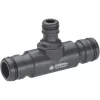 Gardena Profi System (Maxi Flow) T - Coupling (1 Profi in - 1 Profi Out - 1 Quick Connect)